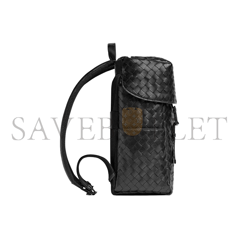 BOTTEGA VENETA INTRECCIATO FLAP BACKPACK 766580V2HL28966 (38*26*15cm)